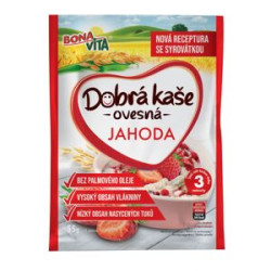 Bonavita Dobrá kaše 65g / 55g ovesná Jahoda