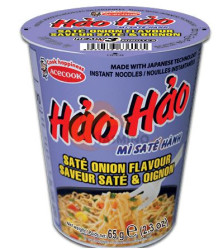 Mi hao hao instantní nudle v kelímku 69g sate (12)