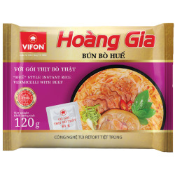 Vifon Hoang gia 120g instantní rýžové nudle hovězí (BUN BO HUE) (18)