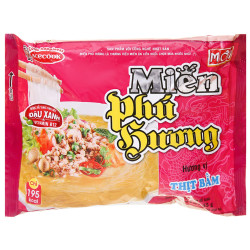 Mien PHU HUONG skleněné nudle 55g Thit Bam - vepřové maso (24)