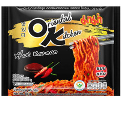 Mama (Oriental Kitchen) smažené nudle 85g Hot Korean (Mi xao) (20)