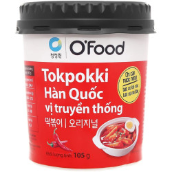 O´Food Tokpokki 105g miska Tradiční (vi truyen thong) (24)