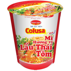 Miliket instantní nudle 60g kelímek Mi lau thai tom (krevetové) (24)