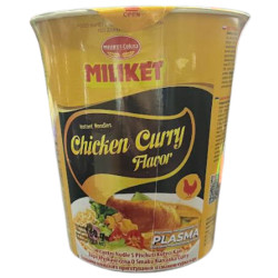 Miliket instantní nudle 60g kelímek Chicken Curry (Ga Ca Ri) (24)