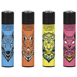 Clipper plynové zapalovače Animal Squad 3