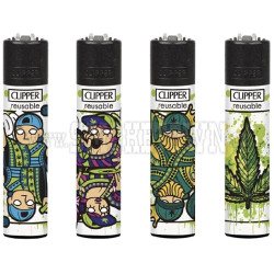 Clipper plynové zapalovače Weed States (24)