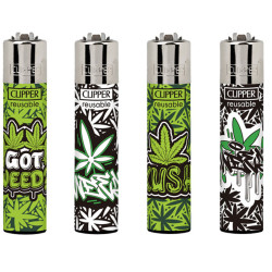 Clipper plynové zapalovače Graff Weed