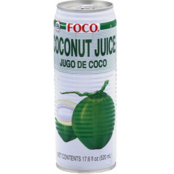 FOCO Kokosový džus 520ml s dužinami (Nuoc dua)