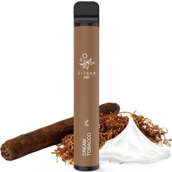 EC - Elfbar 2% 600 Cream Tobacco Q (10)