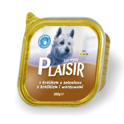 Plaisir dog vanička 300g s králíkem