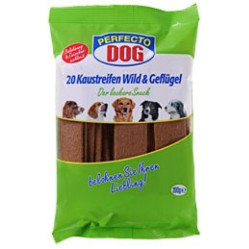 Perfecto Dog Masové plátky Zvěřina+Drůbeží 20ks 200g (10)