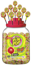 PIN POP lízátka Sour Assorted 17g