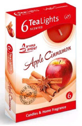 Santo Čajové Svíčky 6ks Apple Cinamon TL 1028 (15)