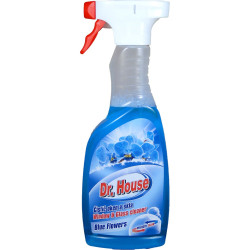 Dr. House čistič oken rozprašovači 500ml Blue Flowers