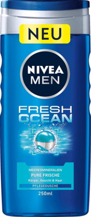 chi tiết Nivea sprchový gel pánský 250ml Fresh Ocean