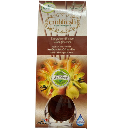 chi tiết Emblezze (Embfresh) vonné tyčinky 35ml Hruška - Koláč & Vanilka