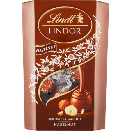 chi tiết Lindor 200g hazelnut bonboniera