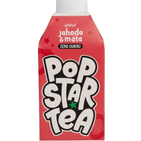 chi tiết Popstar Tea Zero 0,5L Ledový čaj s Jahoda a Máta (8)