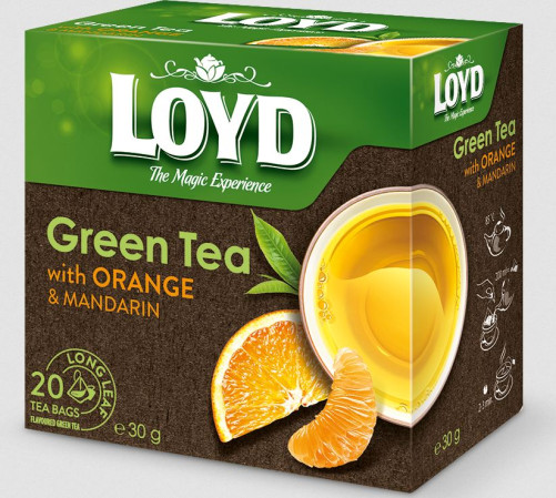 chi tiết Loyd čaj Green Tea Orange & Mandarin 30g (10)