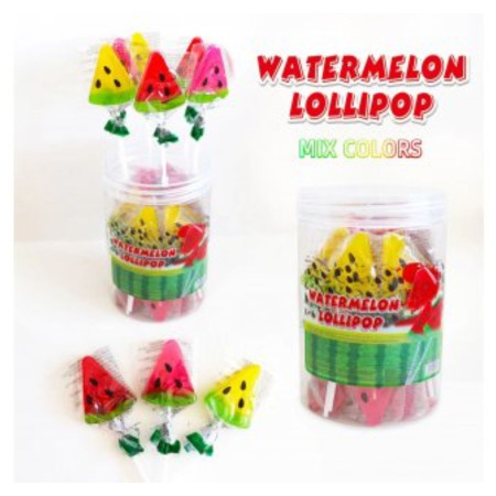 chi tiết Watermelon Lollipop 15g lízátko v dóze (30)