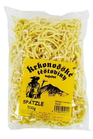 chi tiết Krkonošské těstoviny vaječné 500g Spatzle (Senfood)