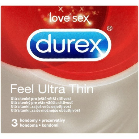 chi tiết Durex kondom 3ks 24/bal Ultra Feel Thin