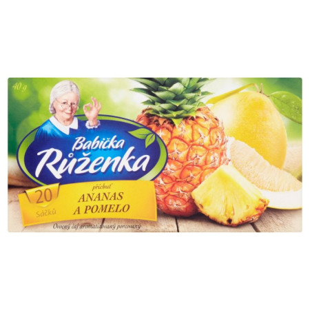 chi tiết Babička růženka čaj ananas s pomelem 40g (24)