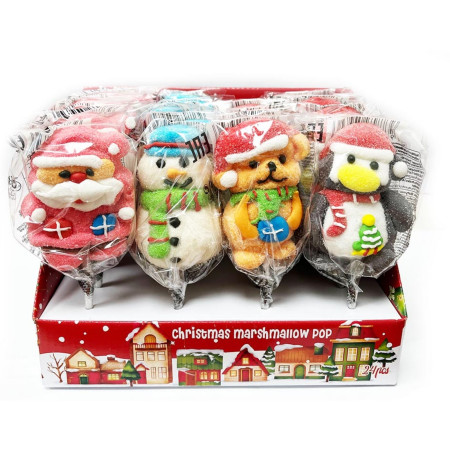 chi tiết Merry Christmas Jelly Marshmallow 35g A3 lizátko (24)