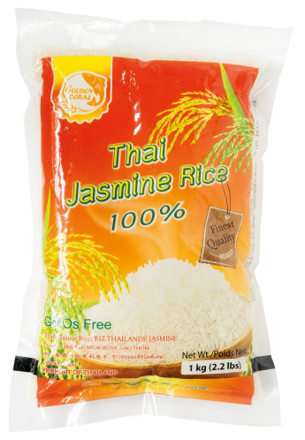 Golden Coral Jasmínová rýže 4kg - Gao (oranžový obal) (6/bal)